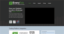 Desktop Screenshot of everytick.com