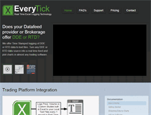 Tablet Screenshot of everytick.com